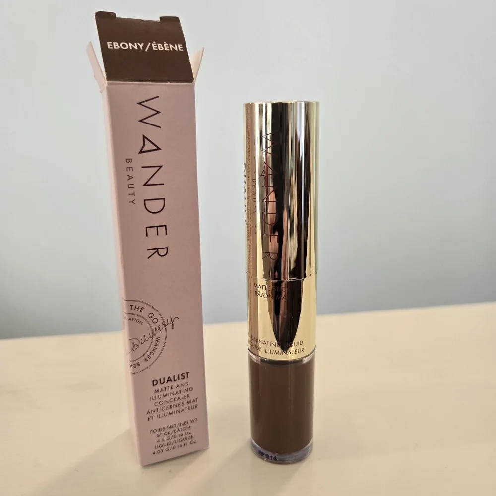 Wander Beauty Dualist Concealer + Pacifica Tinted Serum, Deep Shades NEW